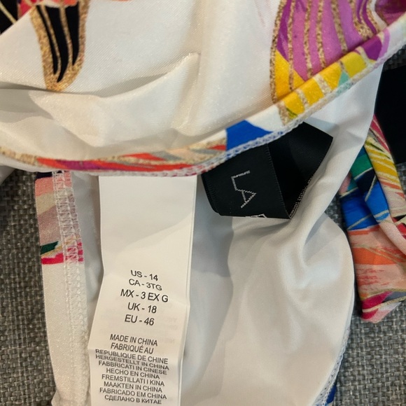 LA BLANCA Paradise Bikini Set Women's Size 14 - Picture 10 of 16